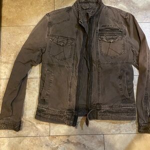 Guess jean biker style